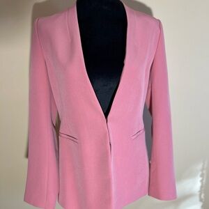Zara Women's Blazer in Soft Pink